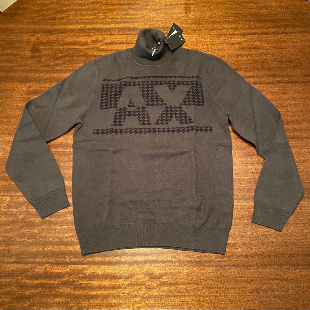 Brand NWT Armani Turtleneck Cashmere Blend Sweater